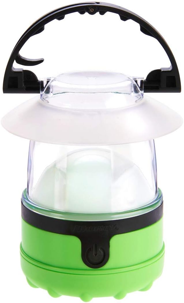 Dorcy 41-3019 4 LED Mini Lantern with Hanging Hooks and Batteries, Assorted Colors, clear (Pack of 3), Green - Image 5